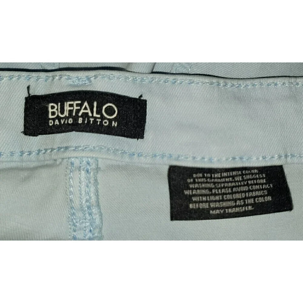 Buffalo David Bitton Jeans Fog Blue High Rise Havana Ankle Jeans - Size 16